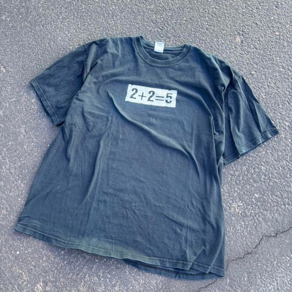 Vintage 90's 2+2=5 Math Shirt Size 2XL
